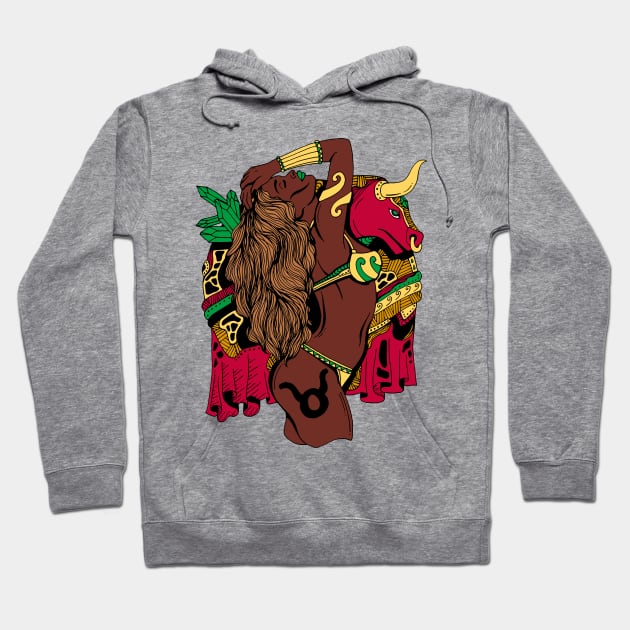 Taurus Beauty - Nubian Edition Hoodie by kenallouis